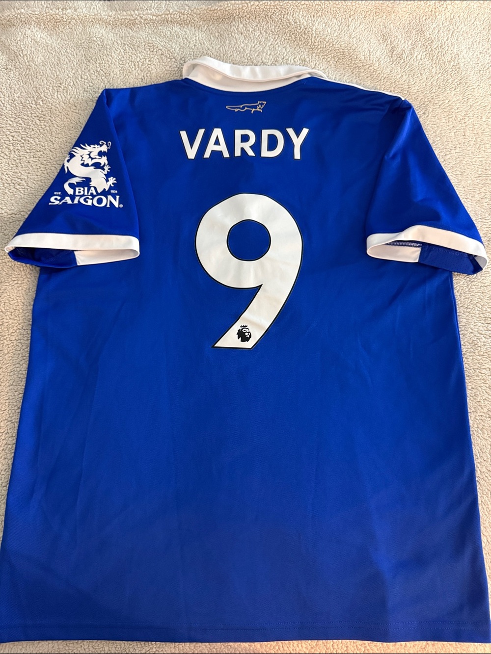 Leicester City 🏴 #9 Jamie Vardy 2022-23 Adidas Home Premier League Jersey